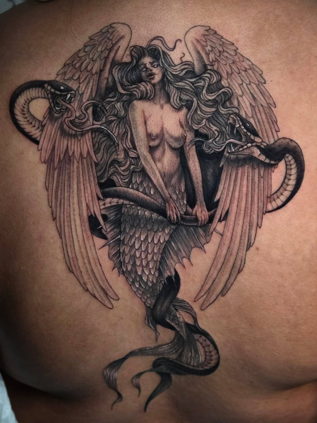 Tattoo by @chicosmarked4life — black_and_grey, realism