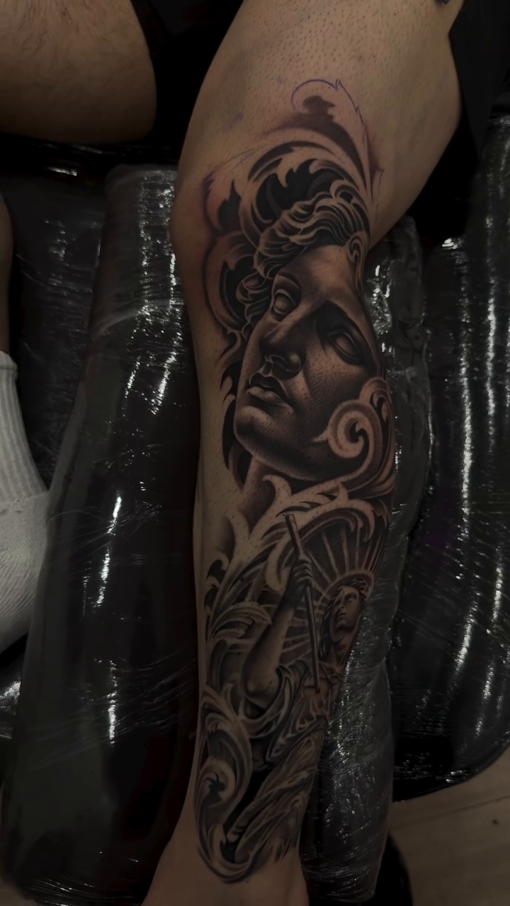 Tattoo by @cees_inks — realism, black_and_grey
