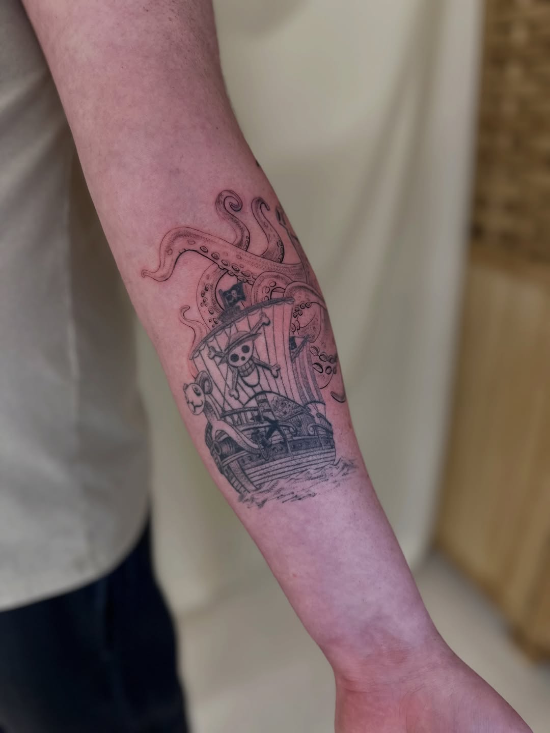 Tattoo by @tattoosbyric — black_and_grey
