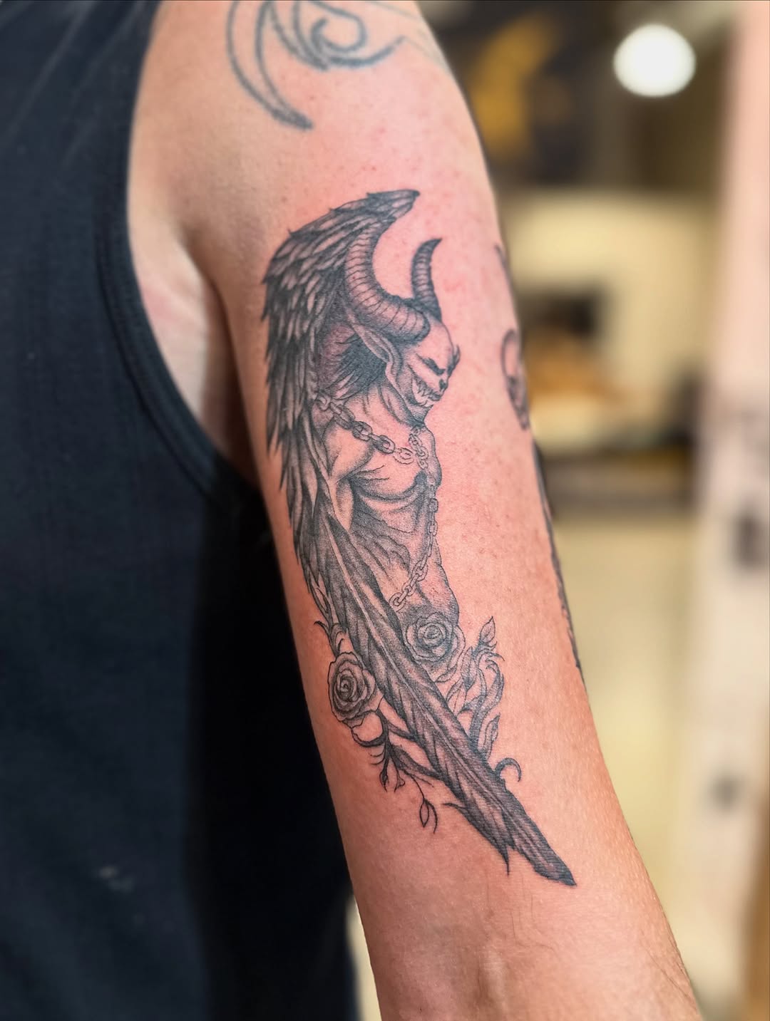 Tattoo by @jordan.piro.tattoo — dark_realism, black_and_grey