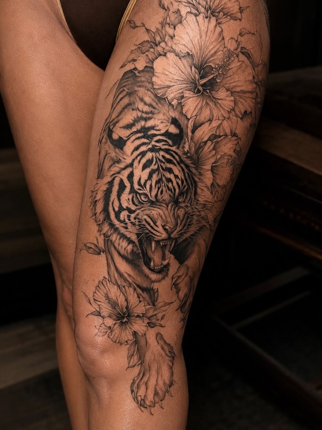Tattoo by @ikova_ink β realism, black_and_grey
