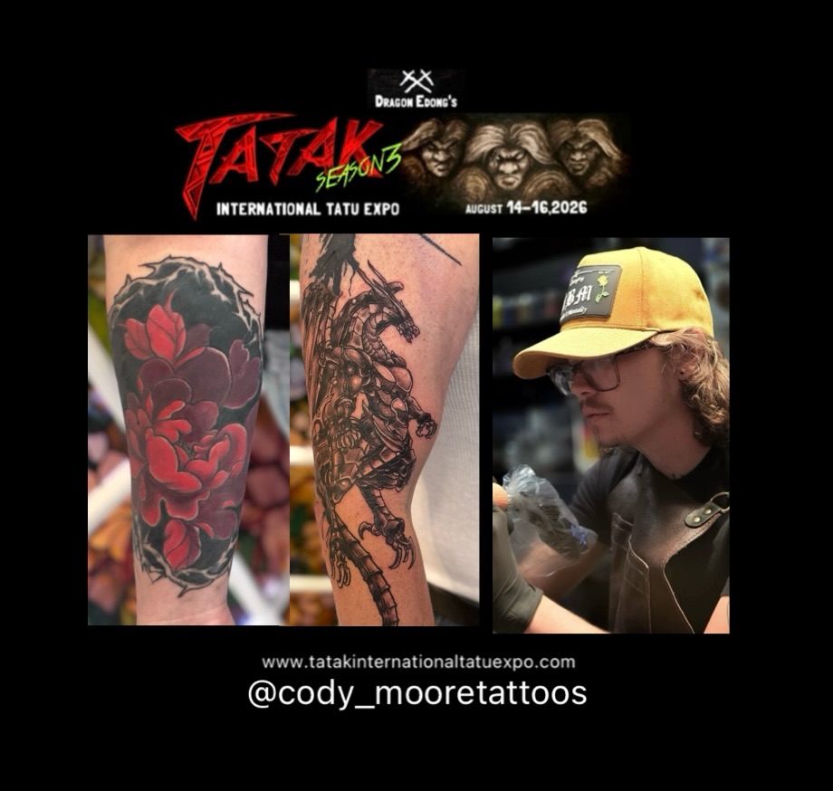 Tattoo by @cody_mooretattoos โ japanese_irezumi, black_and_grey