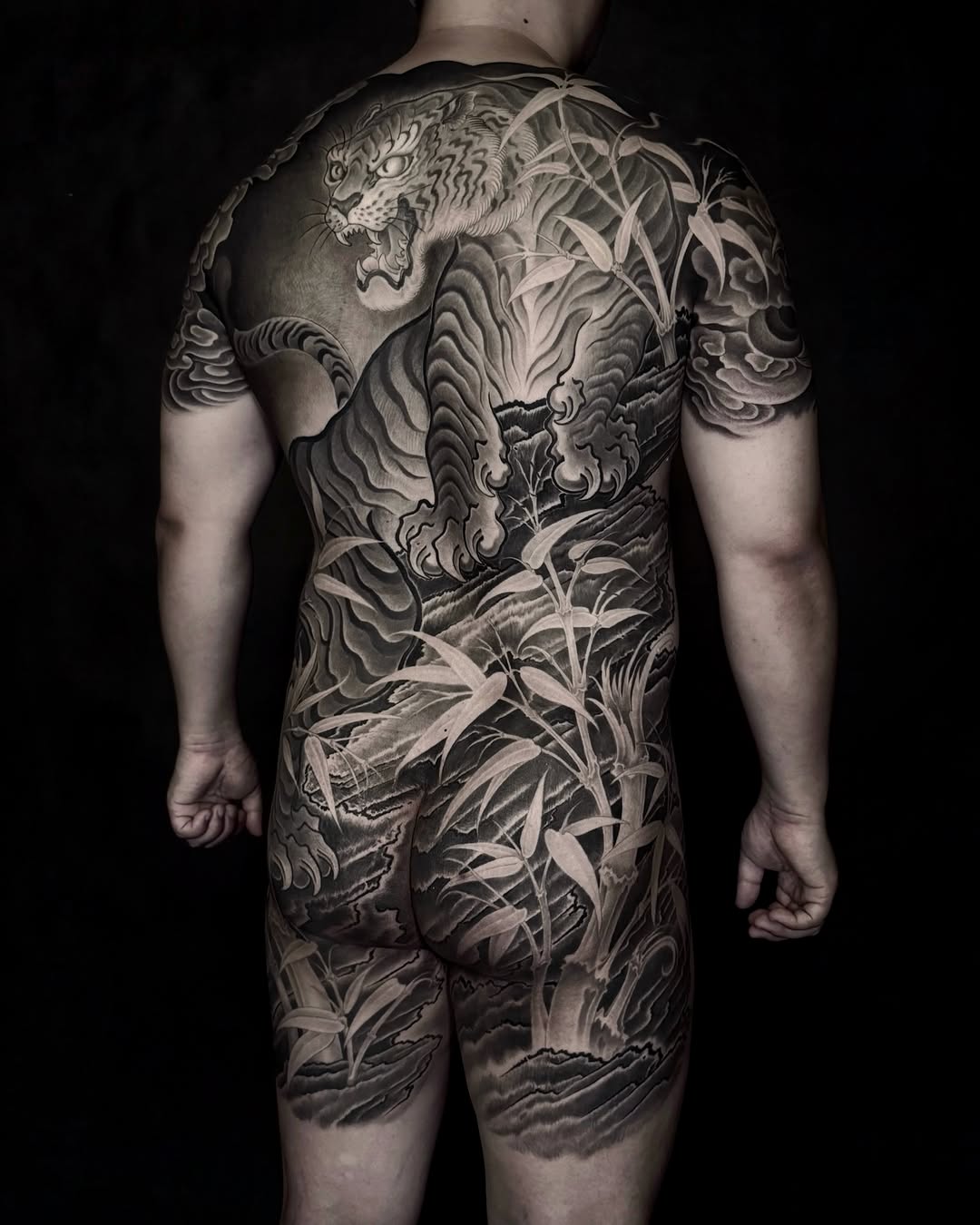 Tattoo by @scienz_9 — japanese_irezumi, black_and_grey