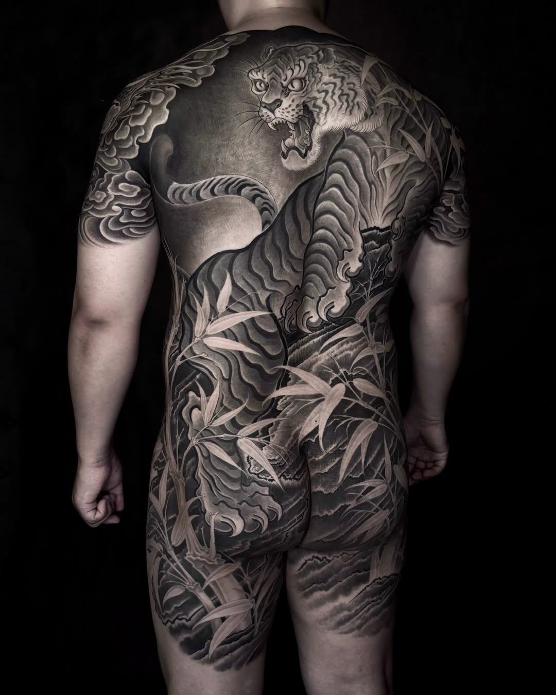 Tattoo by @scienz_9 — japanese_irezumi, black_and_grey