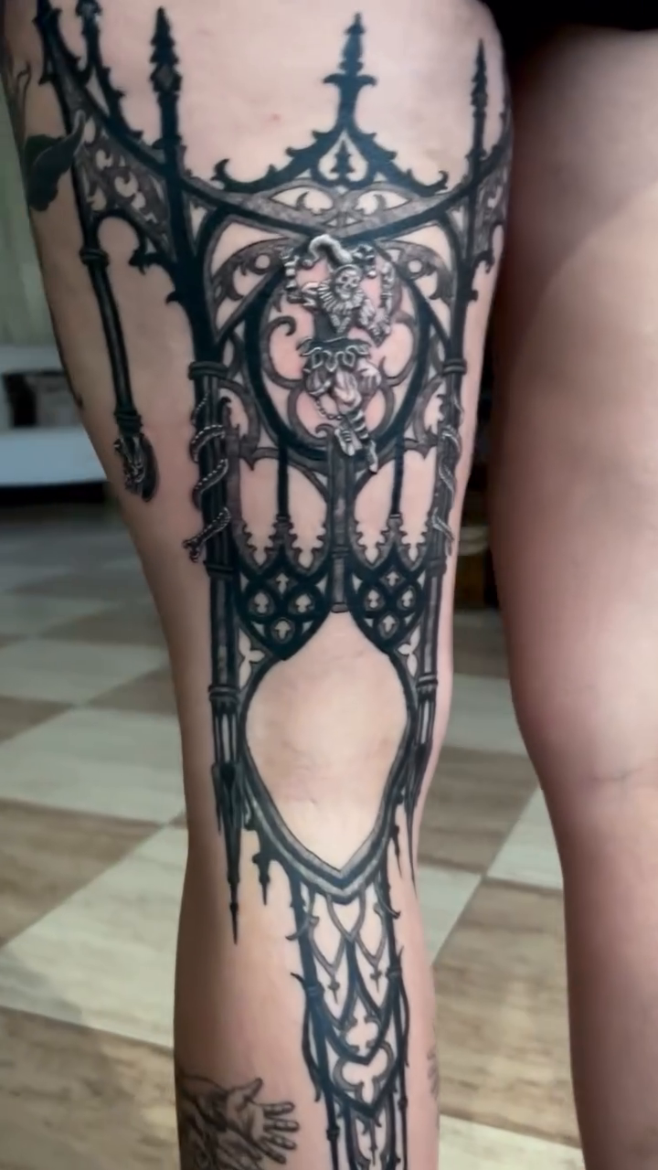Tattoo by @molatutattoo — blackwork, ornamental