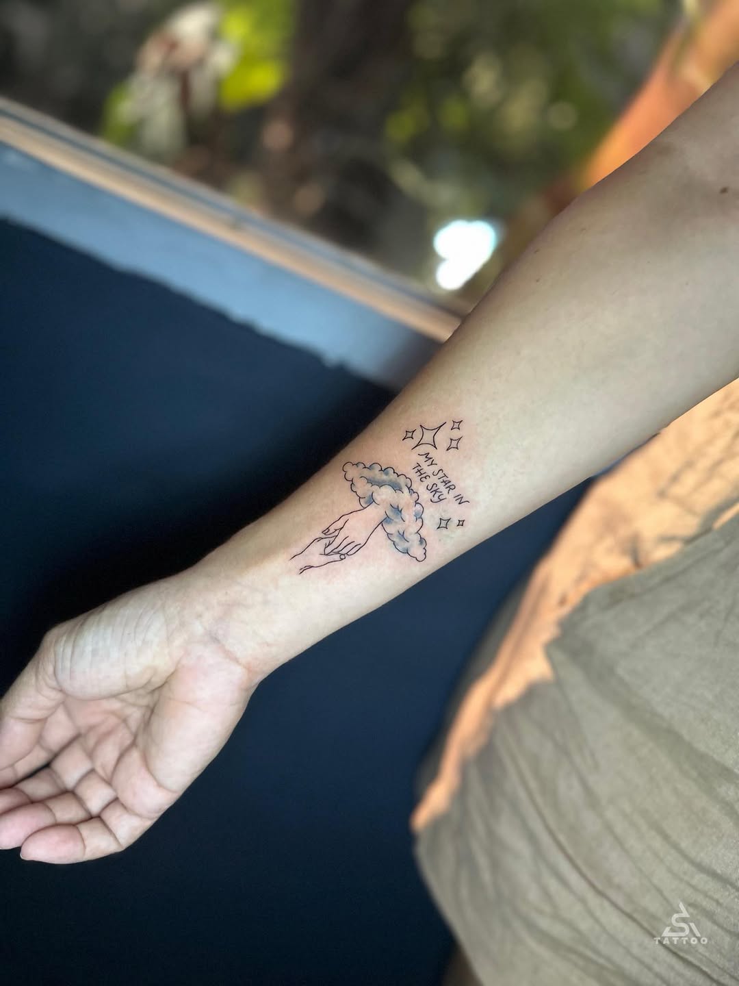 Tattoo by @stephenttattoos — fine_line, lettering_script