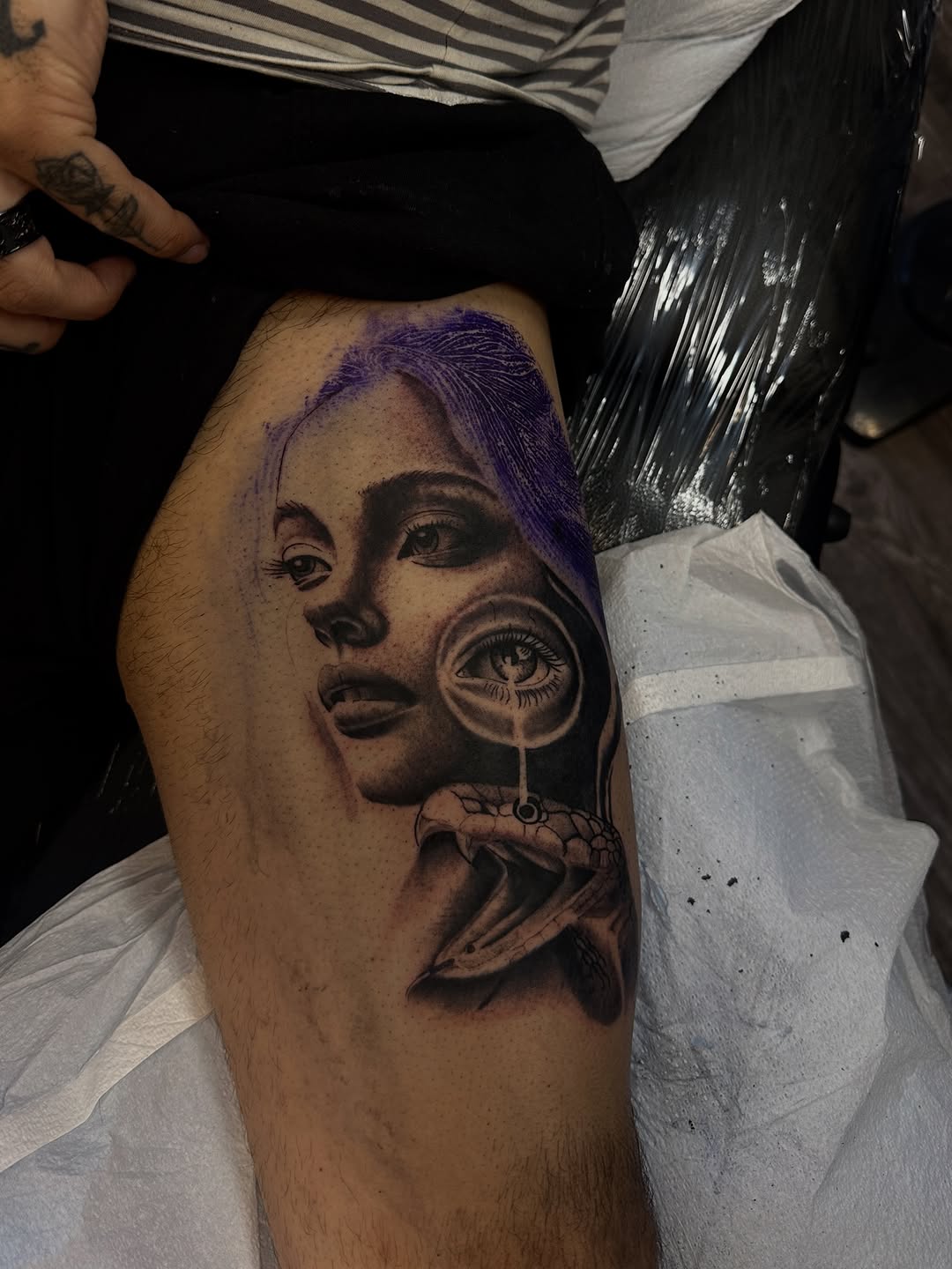 Tattoo by @irishmatt_tattoo — realism, black_and_grey