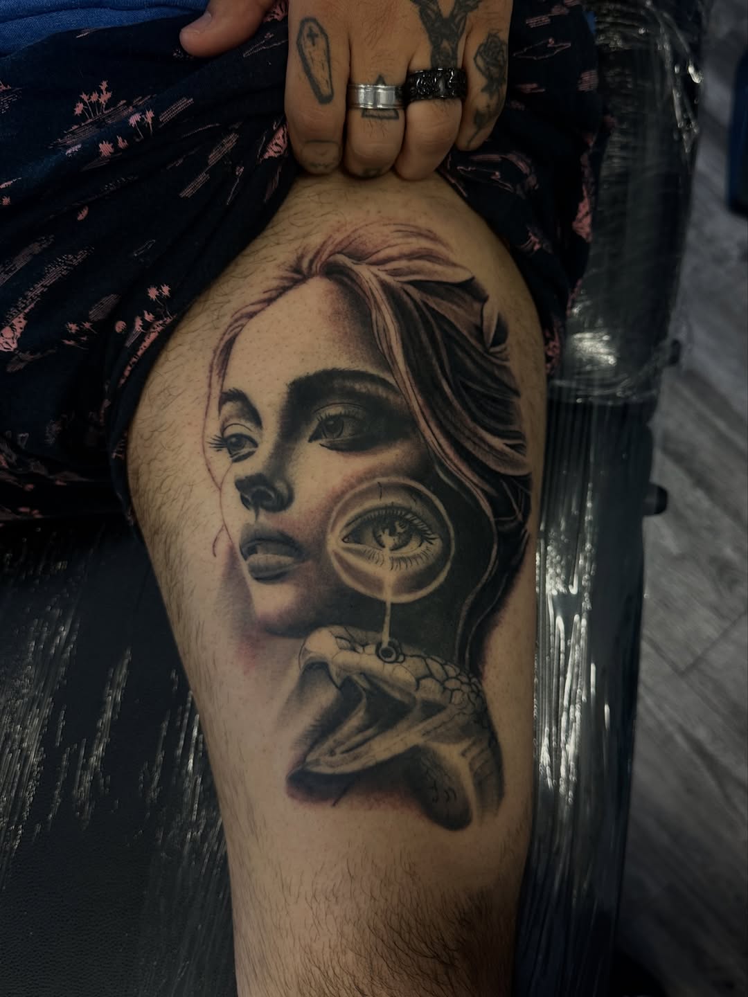 Tattoo by @irishmatt_tattoo — realism, black_and_grey