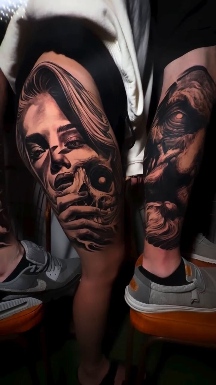 Tattoo by @dark_shadows_tattoo — realism, dark_realism