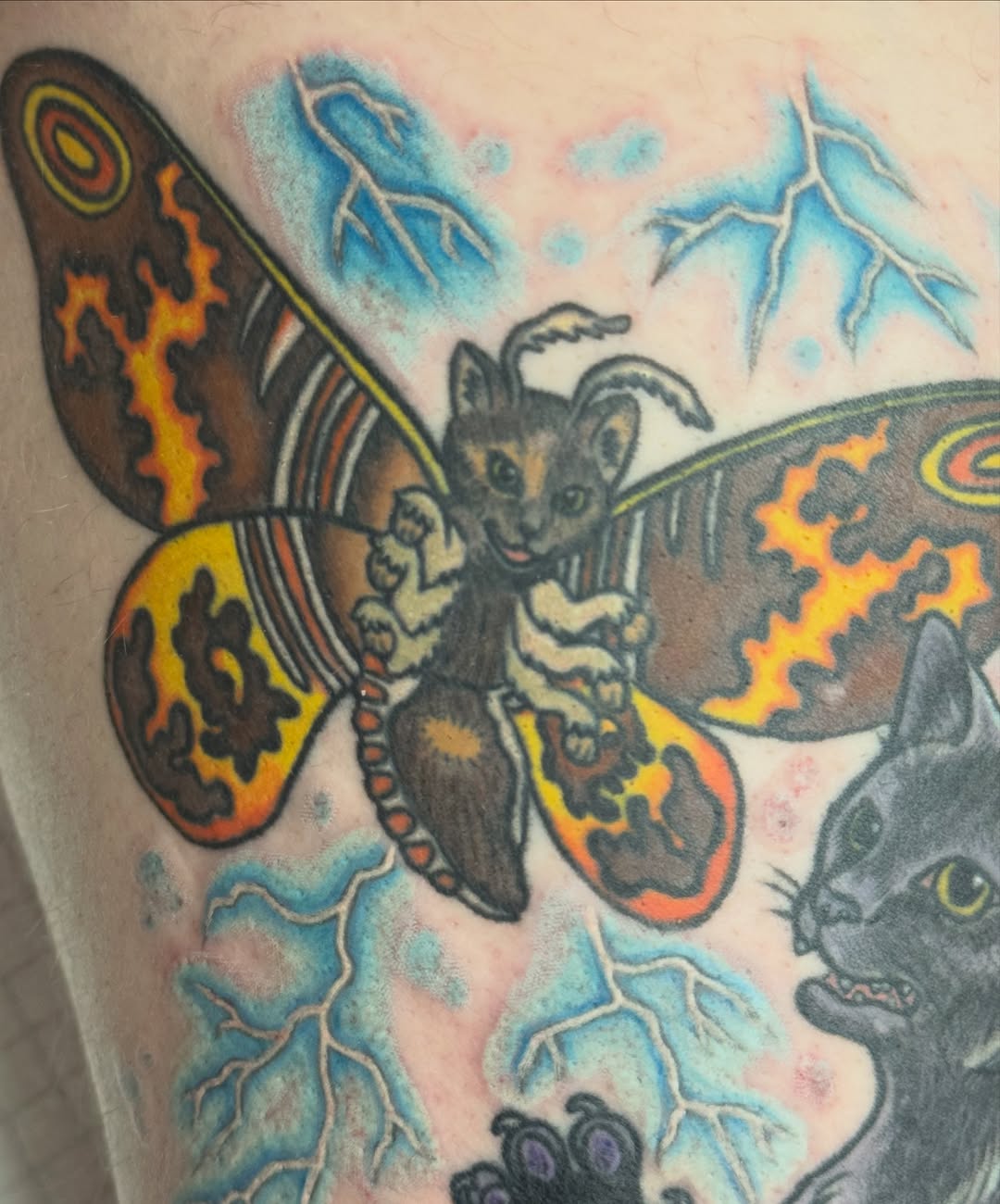 Tattoo by @lizglitztattoo — illustrative, new_school