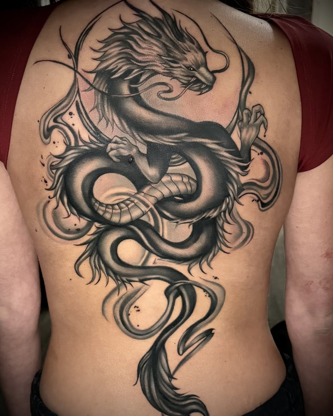 Tattoo by @ryno_ink โ japanese_irezumi, black_and_grey