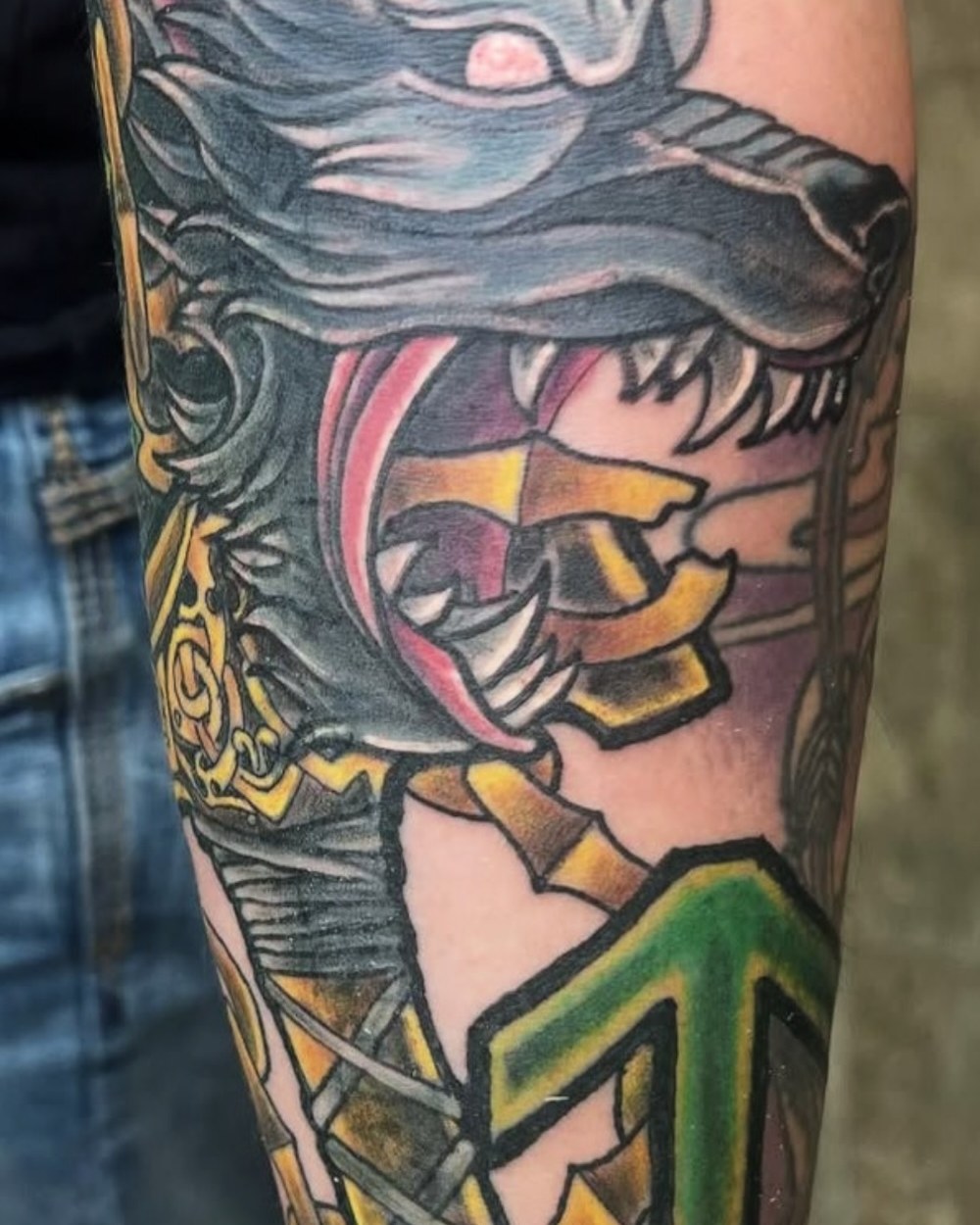 Tattoo by @ryanfukinanderson β new_school, blackwork