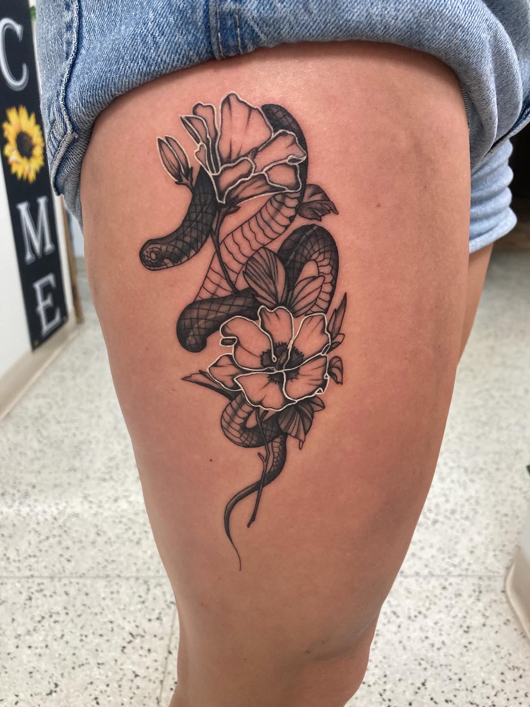 Tattoo by @madtimtattoos — black_and_grey