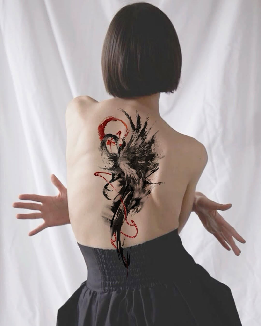 Tattoo by @k.imnii — trash_polka, illustrative