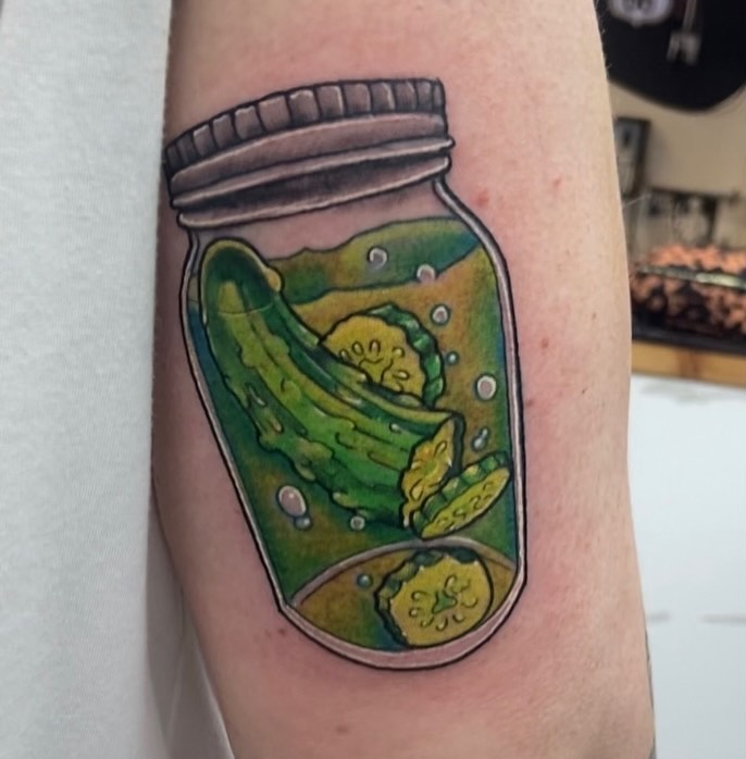 Tattoo by @shearnenator — illustrative, new_school