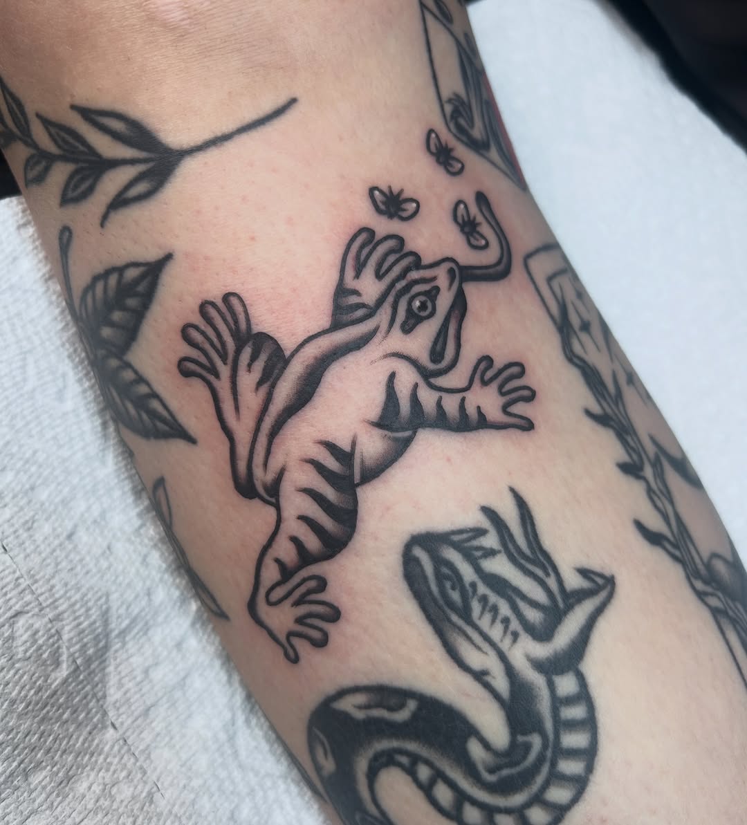 Tattoo by @dylanjamestattooer — american_traditional, illustrative