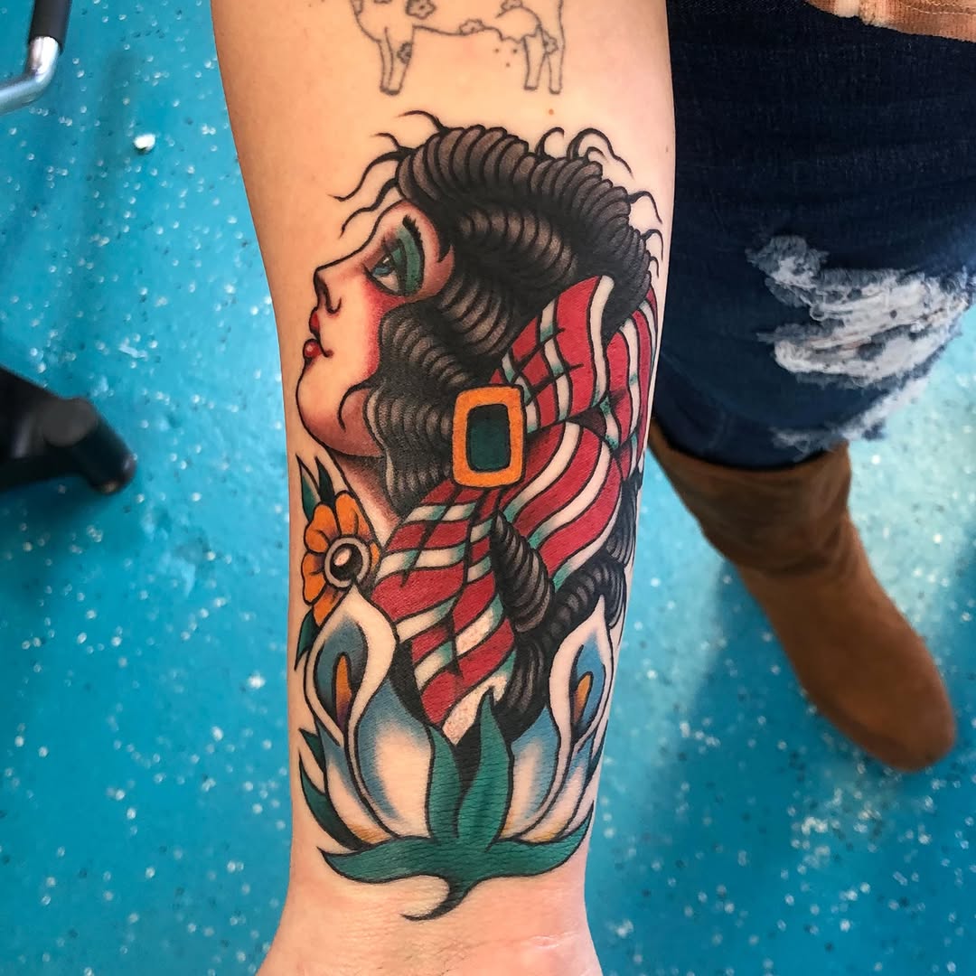 Tattoo by @mattklass — american_traditional, illustrative