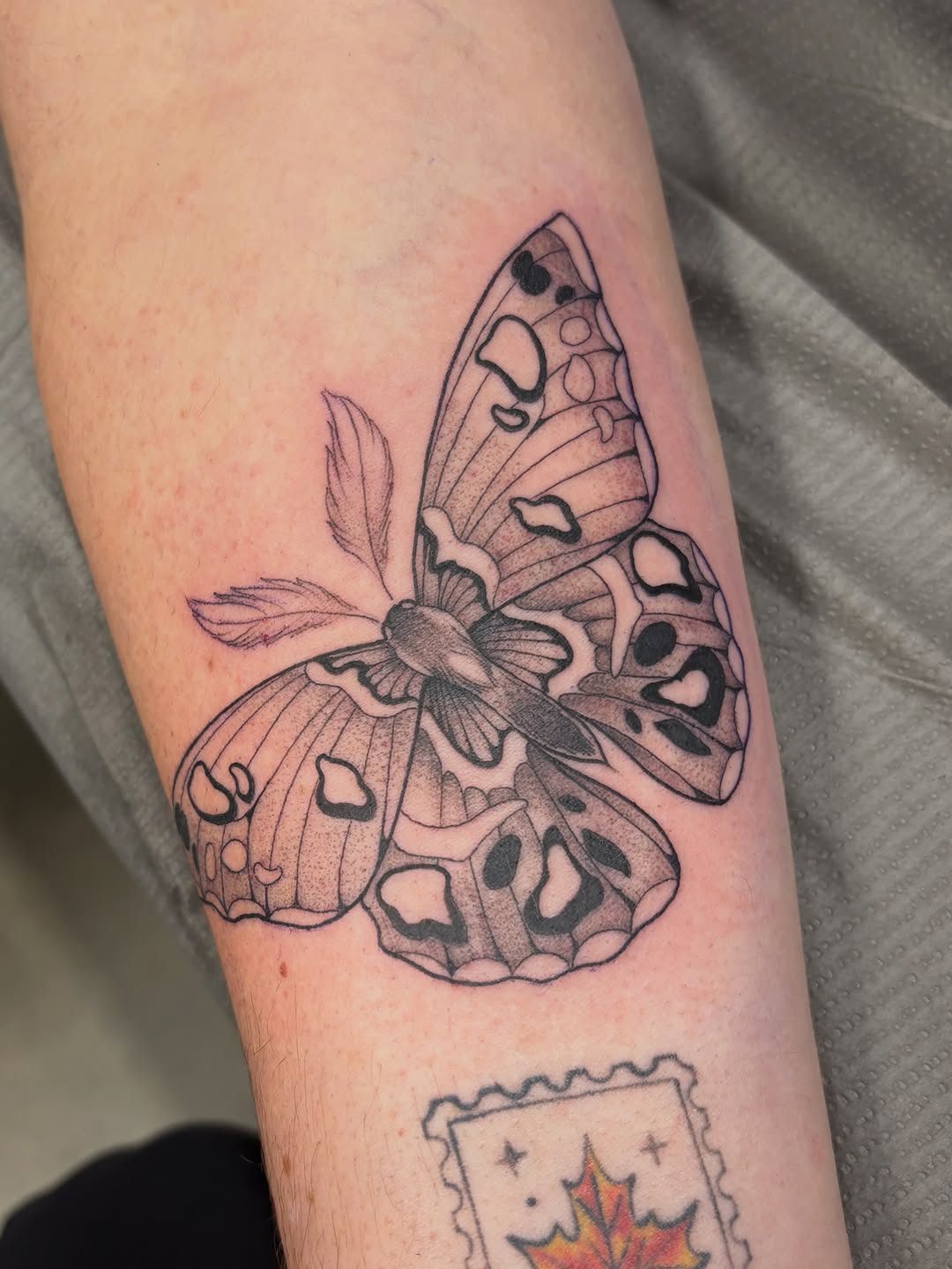 Tattoo by @samilouisetattoos โ black_and_grey, dotwork