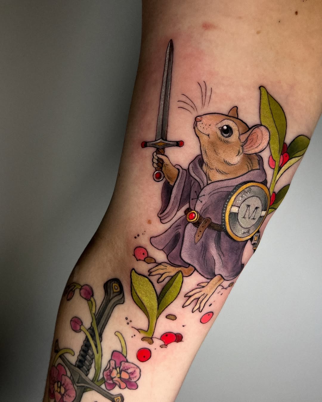 Tattoo by @moss.goblin — new_school, illustrative