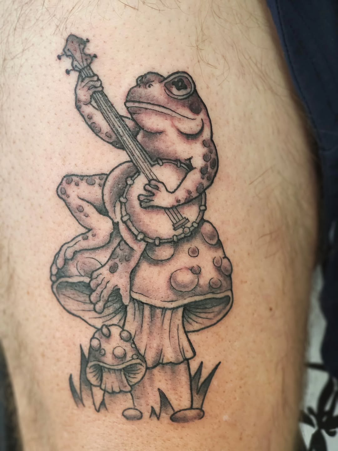 Tattoo by @germ.tattoo — illustrative, black_and_grey