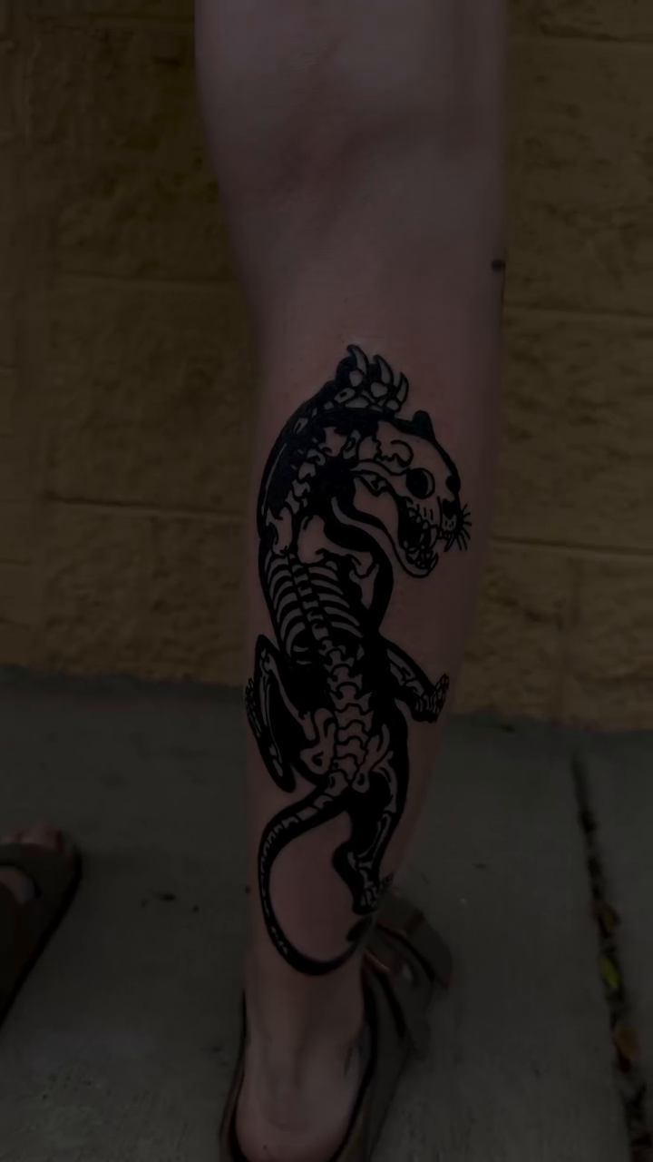 Tattoo by @lack.work — blackwork, illustrative