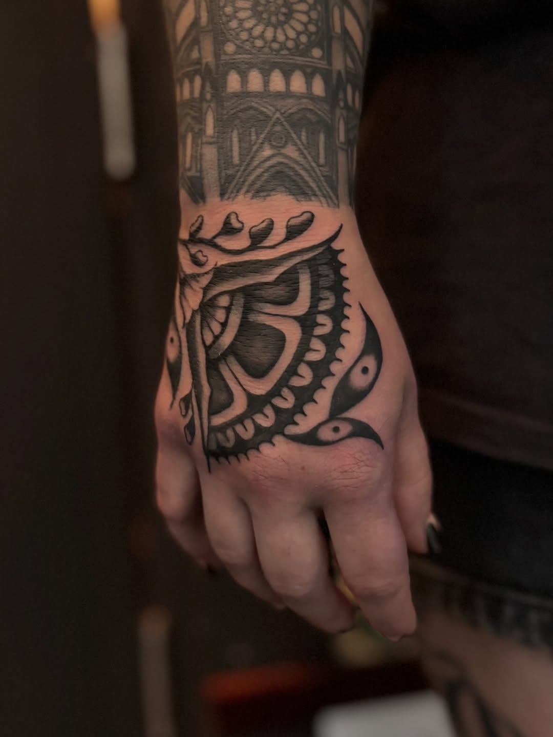 Tattoo by @j.r.smith____ — blackwork, illustrative