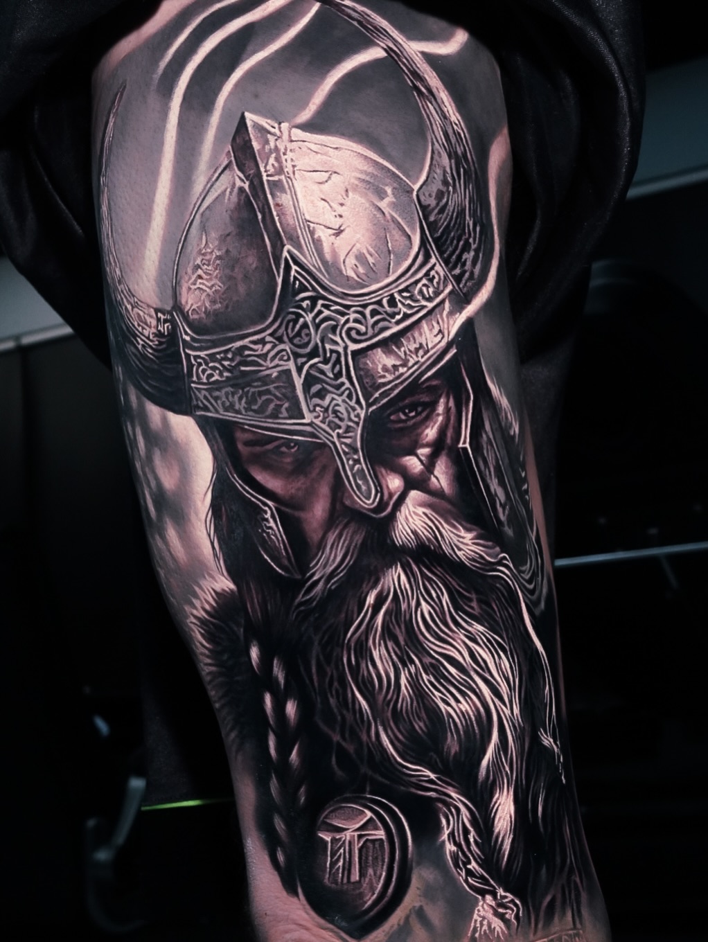 Tattoo by @lange_tattoo β realism, black_and_grey