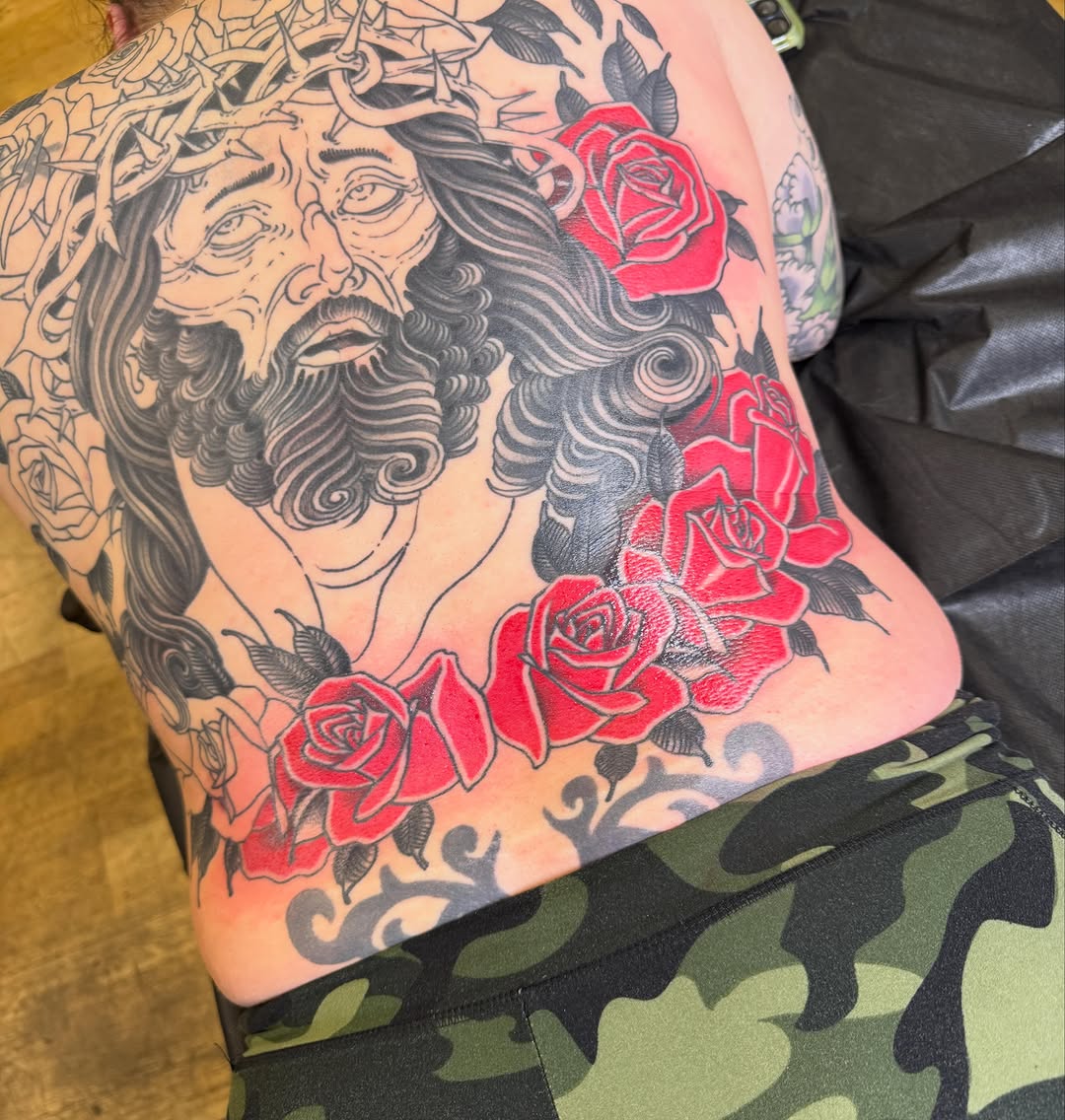 Tattoo by @dereknoble36 — american_traditional, black_and_grey