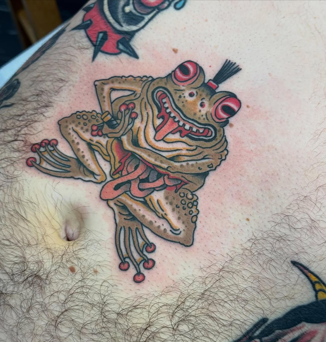 Tattoo by @dereknoble36 — american_traditional, new_school