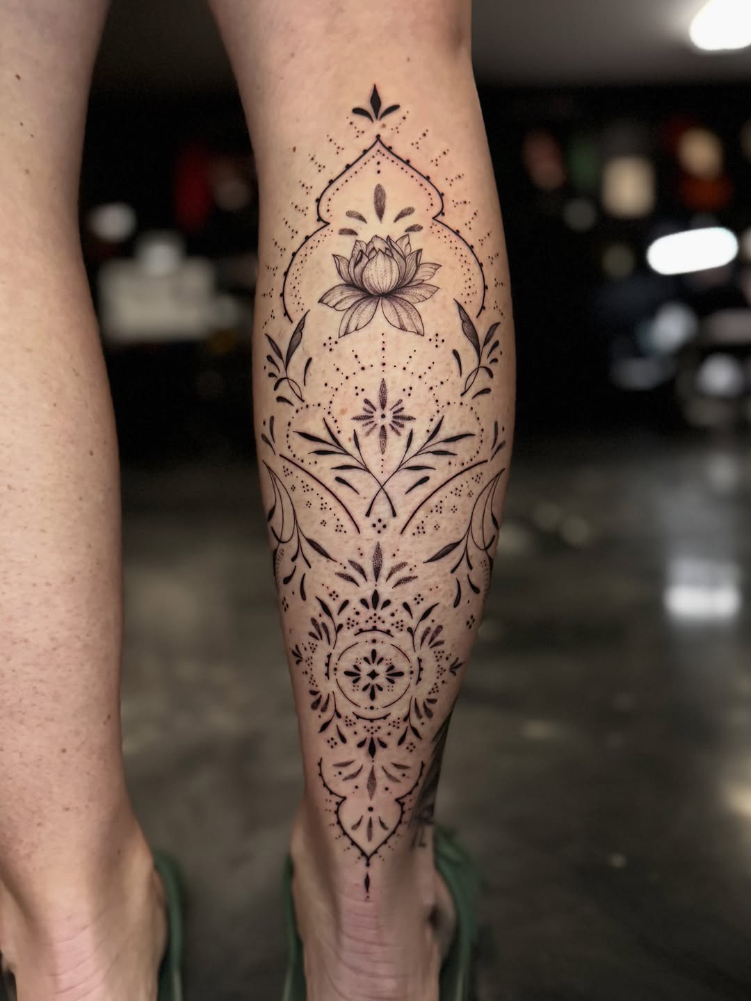 Tattoo by @paolainkart โ ornamental, dotwork