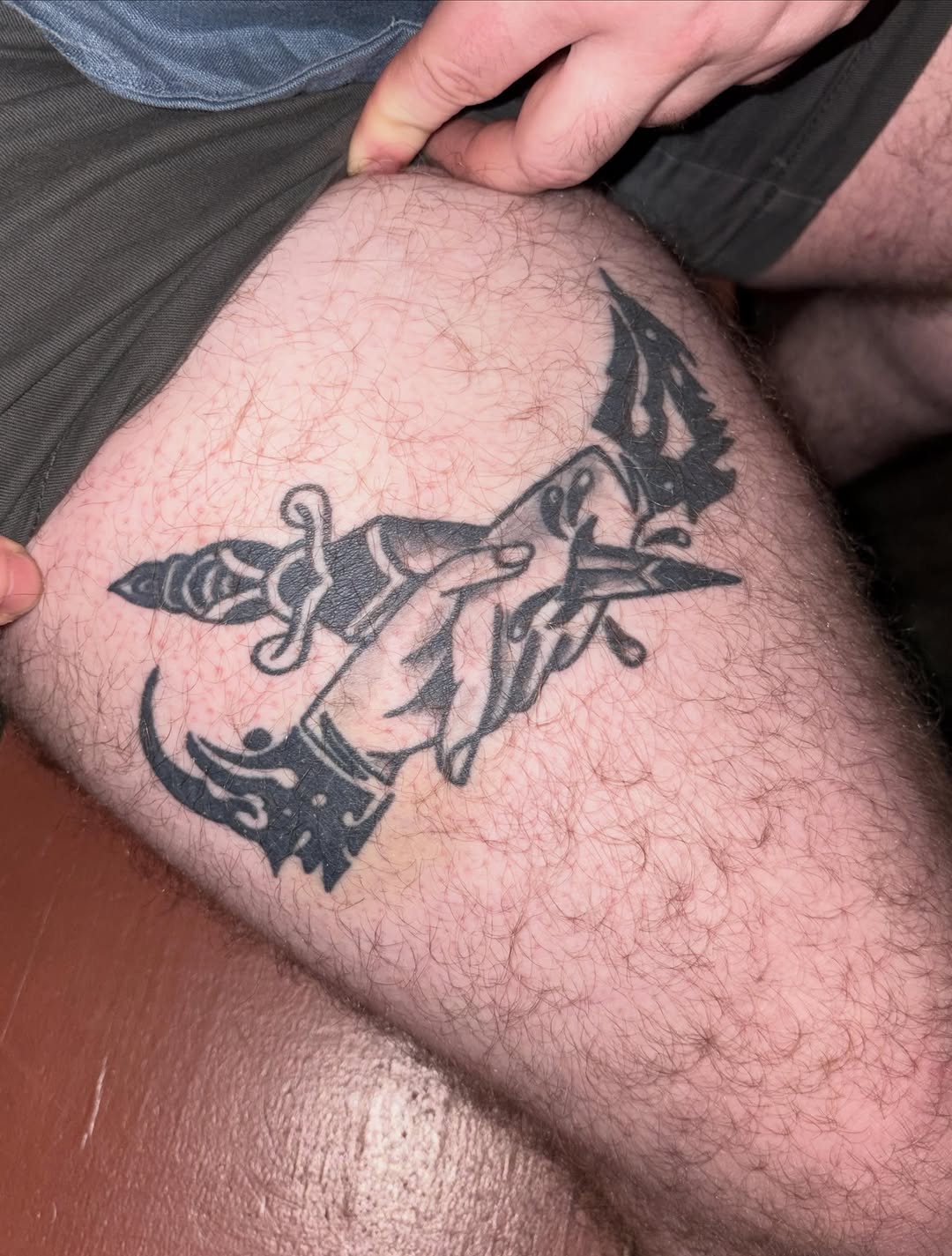 Tattoo by @skull.quest โ blackwork, ornamental