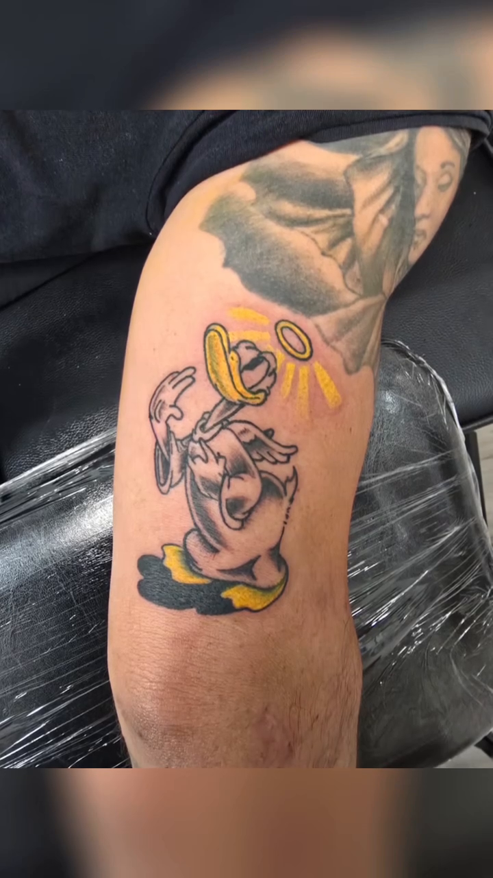 Tattoo by @tattoosbythecaptain — illustrative, anime