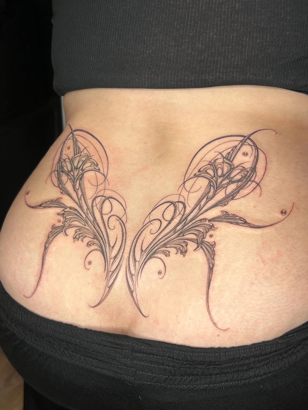 Tattoo by @late_bloom3r โ fine_line, ornamental