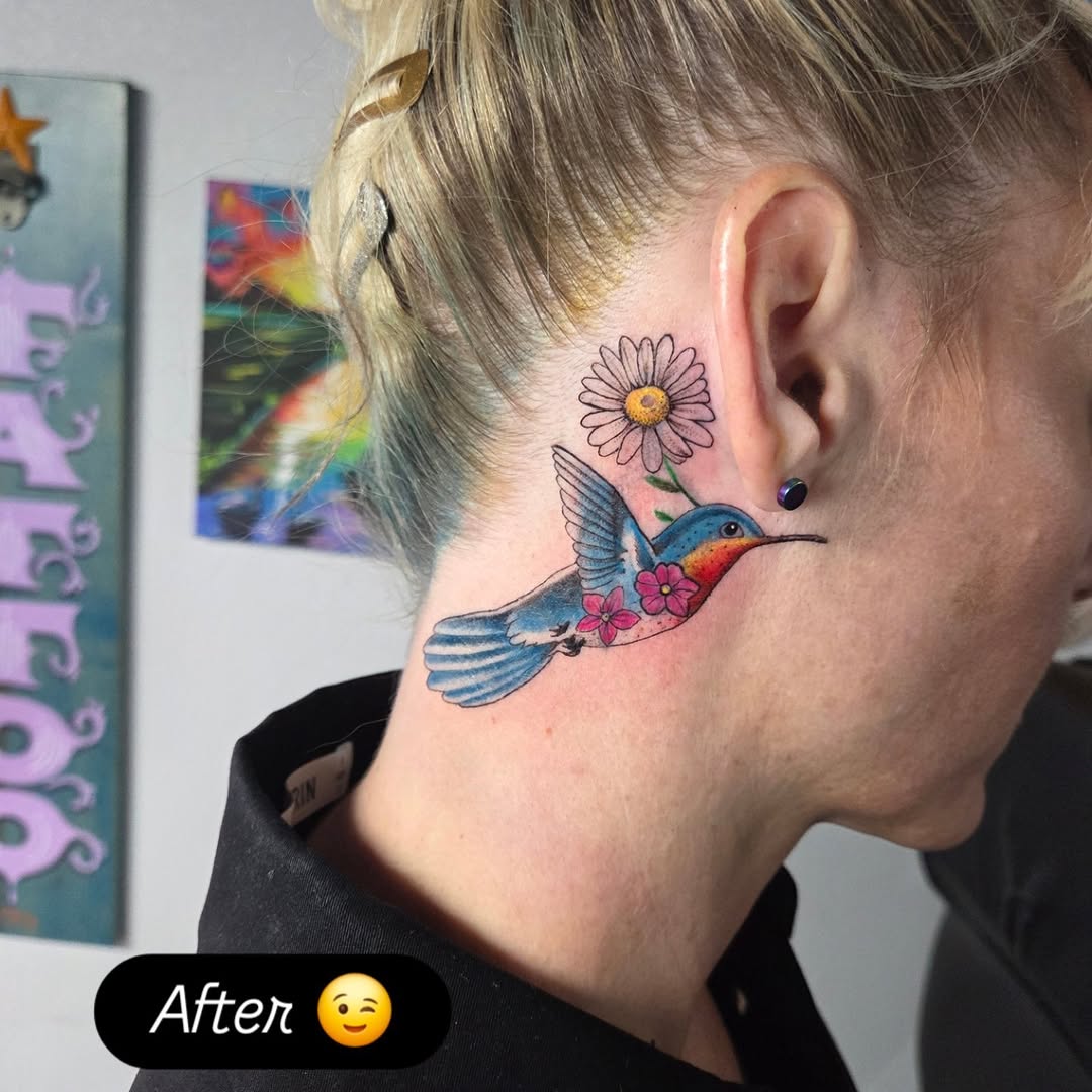 Tattoo by @yvetteartist33 — illustrative, new_school