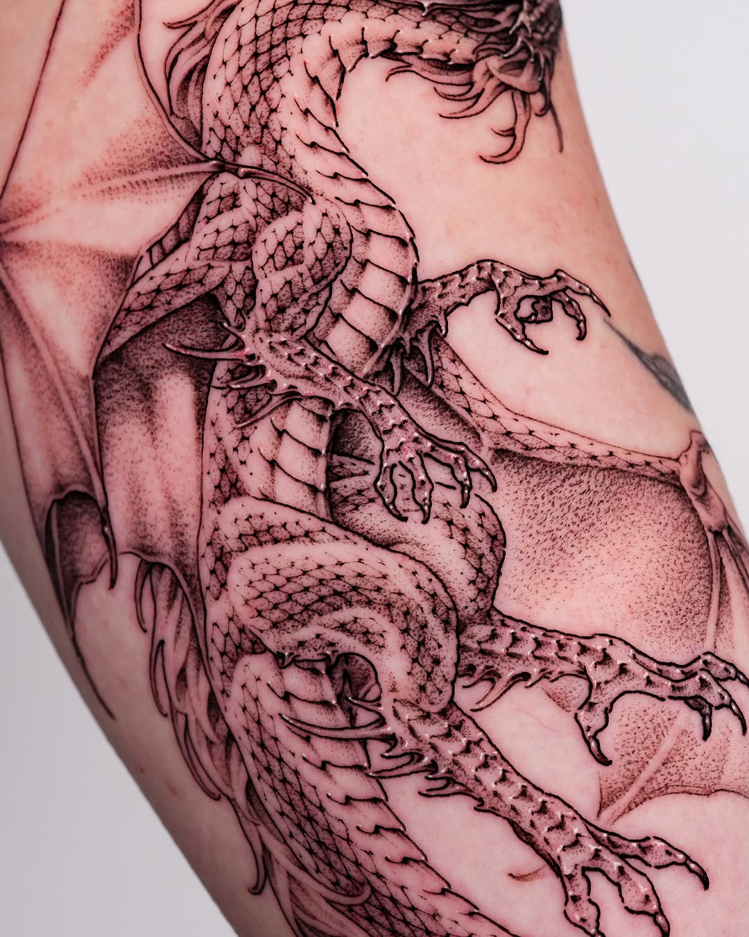 Tattoo by @tattooer_intat — blackwork