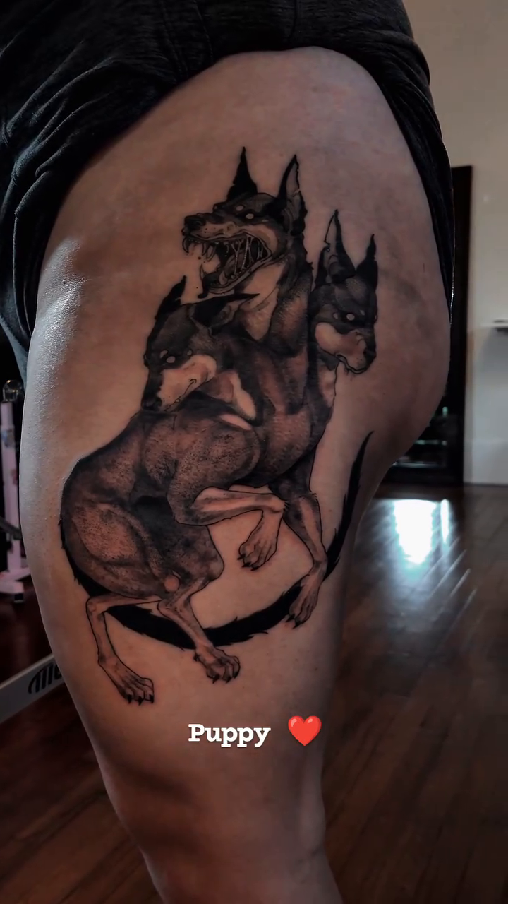Tattoo by @maevemaniaart — realism, black_and_grey