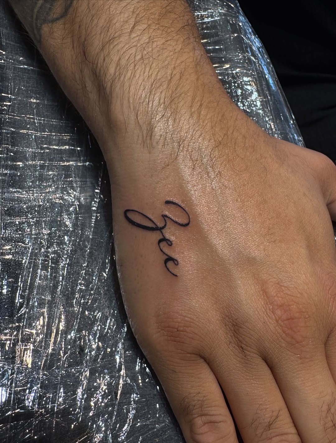 Tattoo by @tiagobrittotattoo โ fine_line, lettering_script