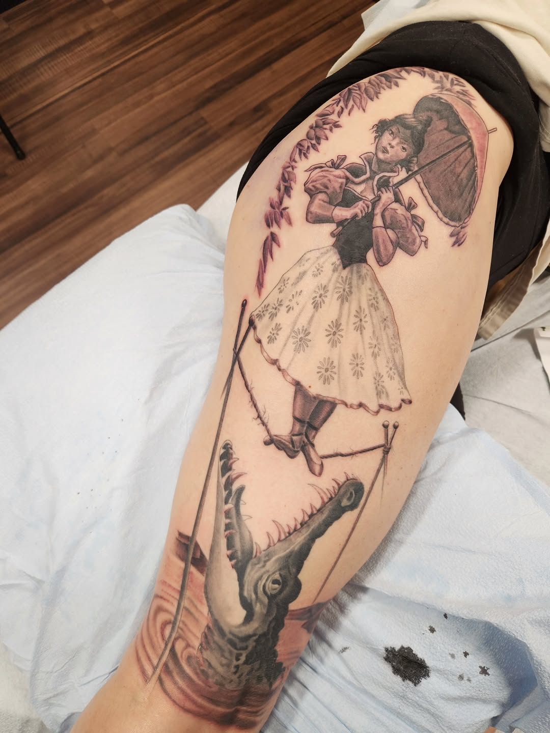 Tattoo by @jeffberm — realism, black_and_grey