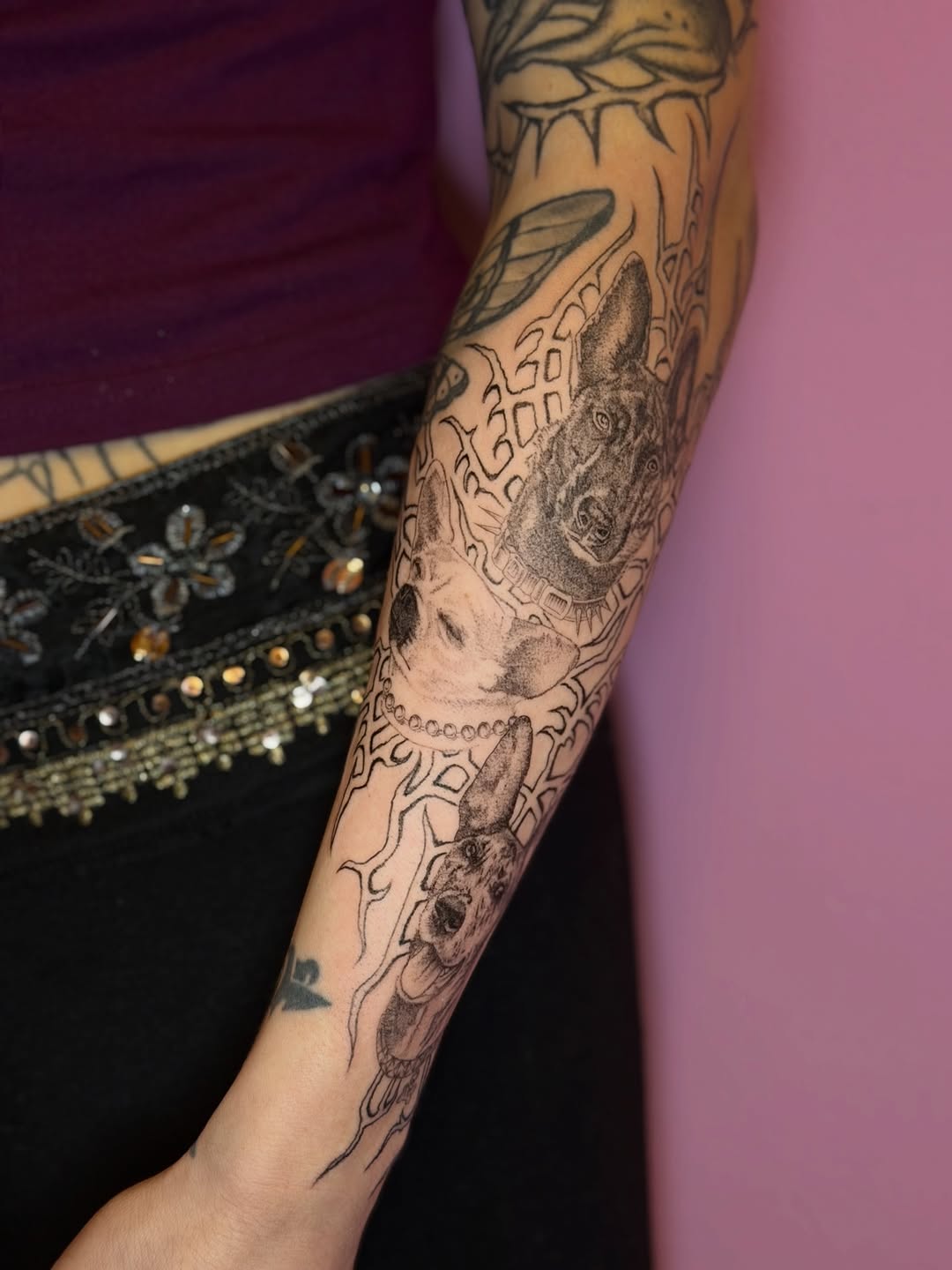 Tattoo by @maddacide — realism, black_and_grey