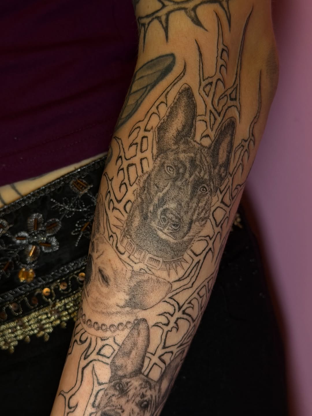 Tattoo by @maddacide — realism, black_and_grey