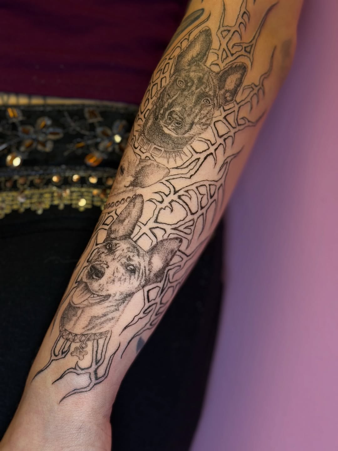 Tattoo by @maddacide — realism, black_and_grey