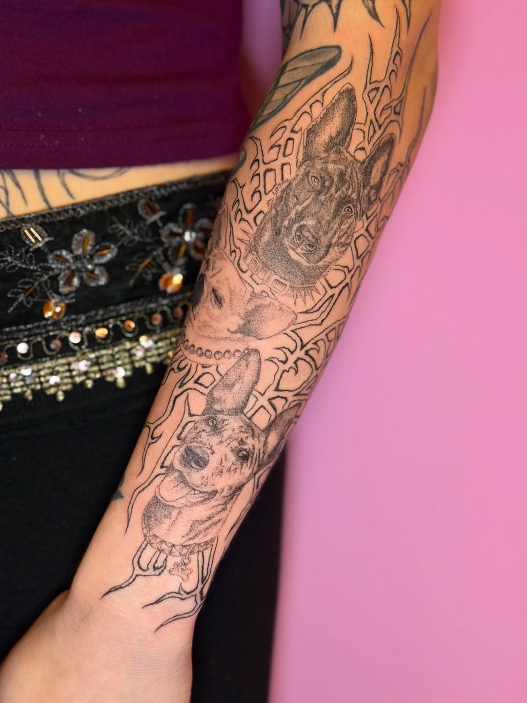 Tattoo by @maddacide — realism, black_and_grey