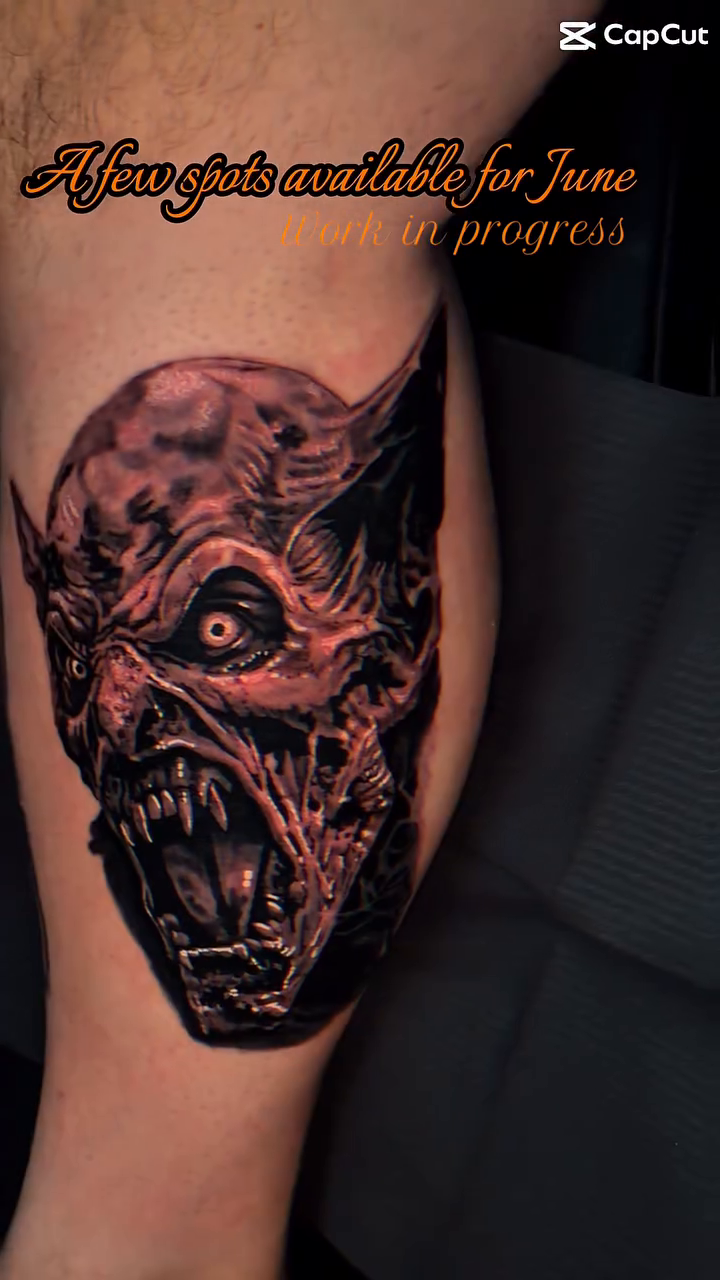 Tattoo by @realm.ink — dark_realism, black_and_grey