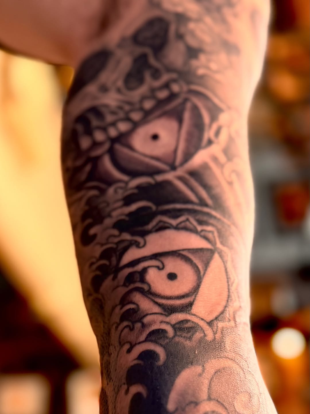 Tattoo by @brianhutflies — blackwork, illustrative
