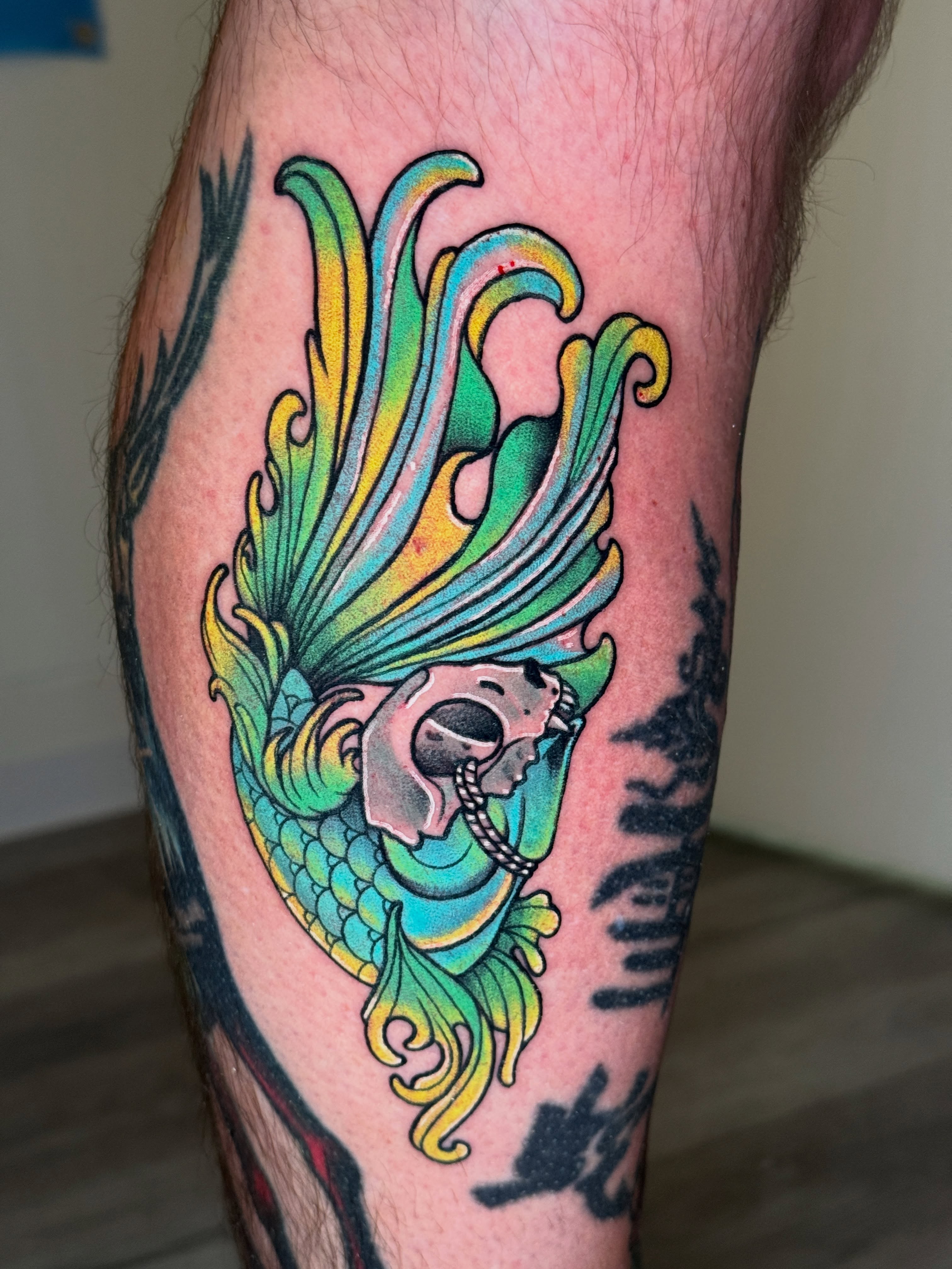 Tattoo by @w33bmachin3 — neo_traditional, blackwork
