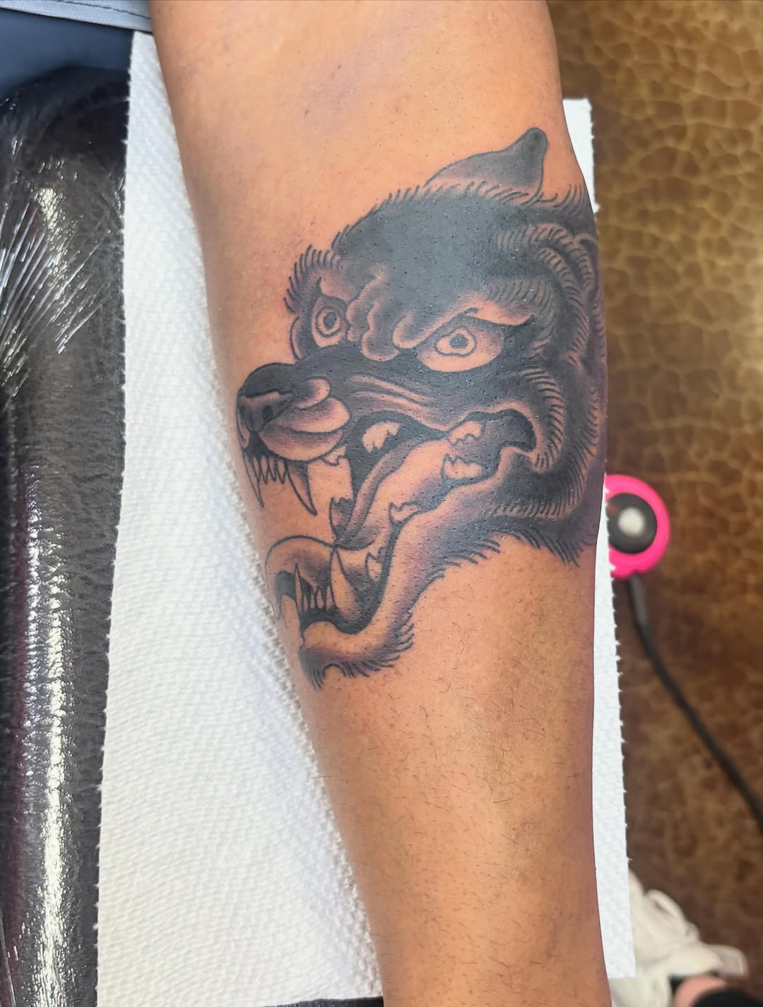 Tattoo by @wwhiterrabbit — black_and_grey, realism
