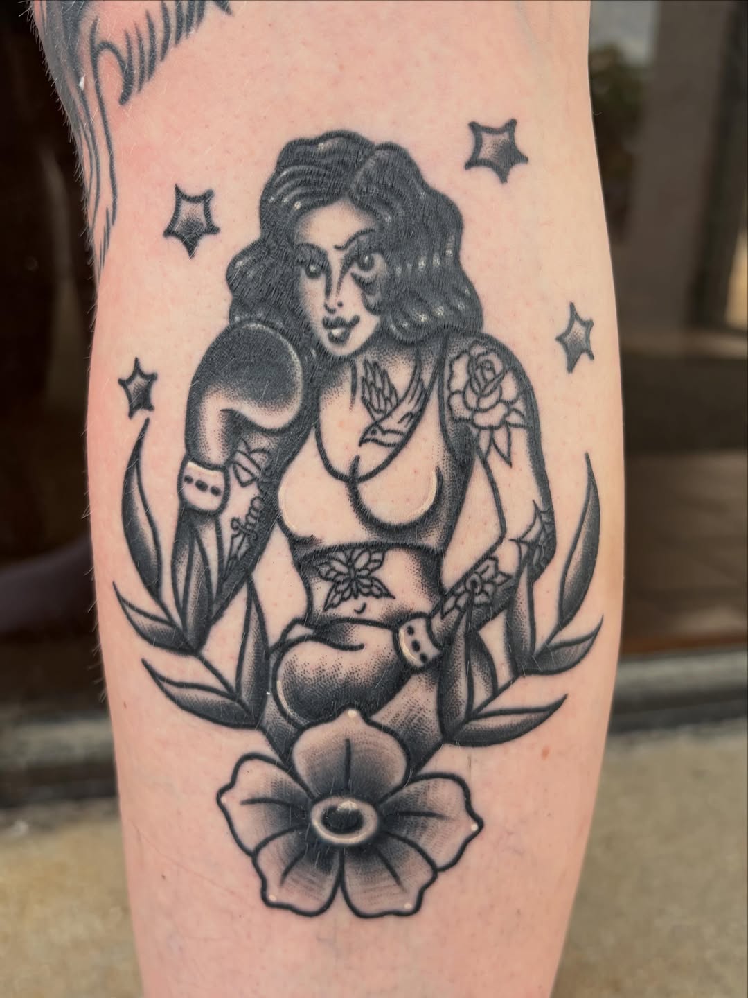 Tattoo by @asecularhazer — american_traditional, illustrative
