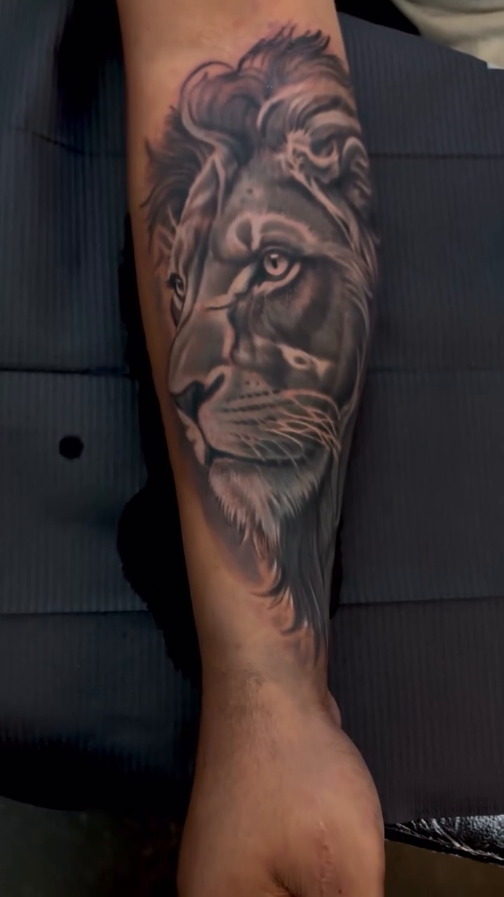 Tattoo by @tovar_tattoos — realism, black_and_grey