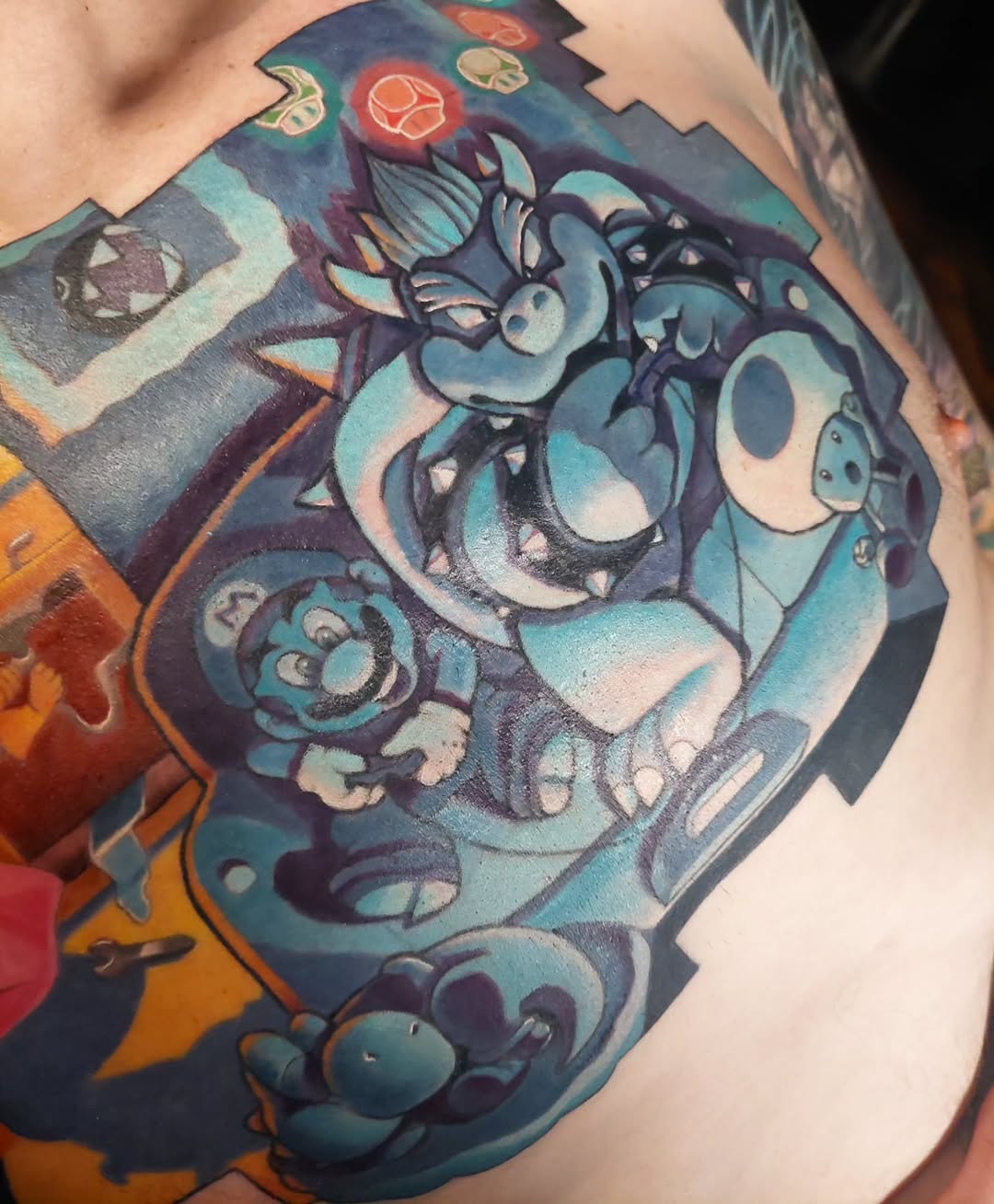 Tattoo by @daniwilsonart โ new_school, anime