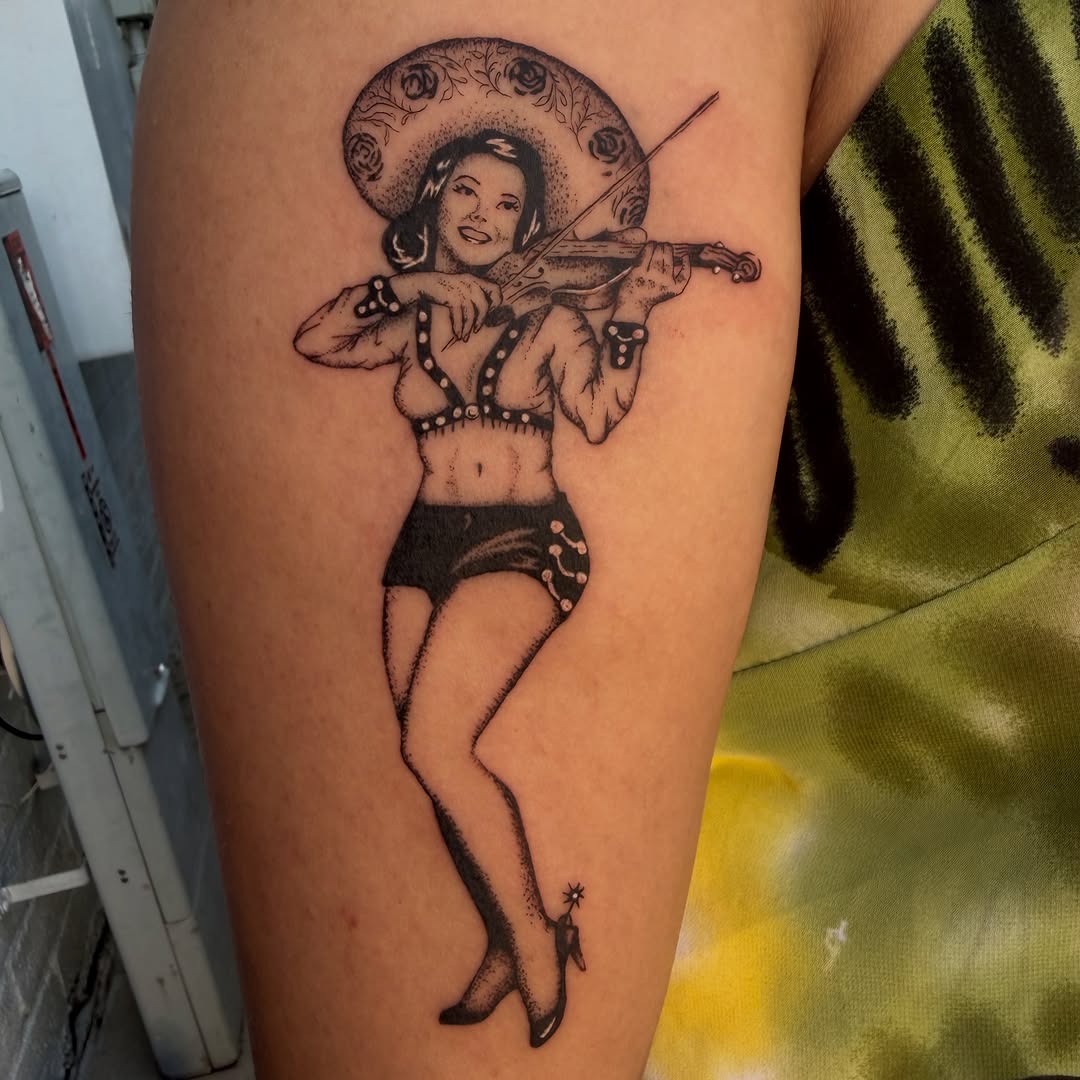 Tattoo by @thankyou4thetrust — illustrative, black_and_grey